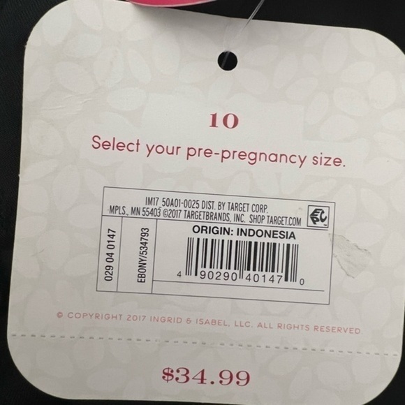 Isabel Maternity for Target - Black Over belly - Bootcut Trousers (Size 10) - Picture 11 of 11